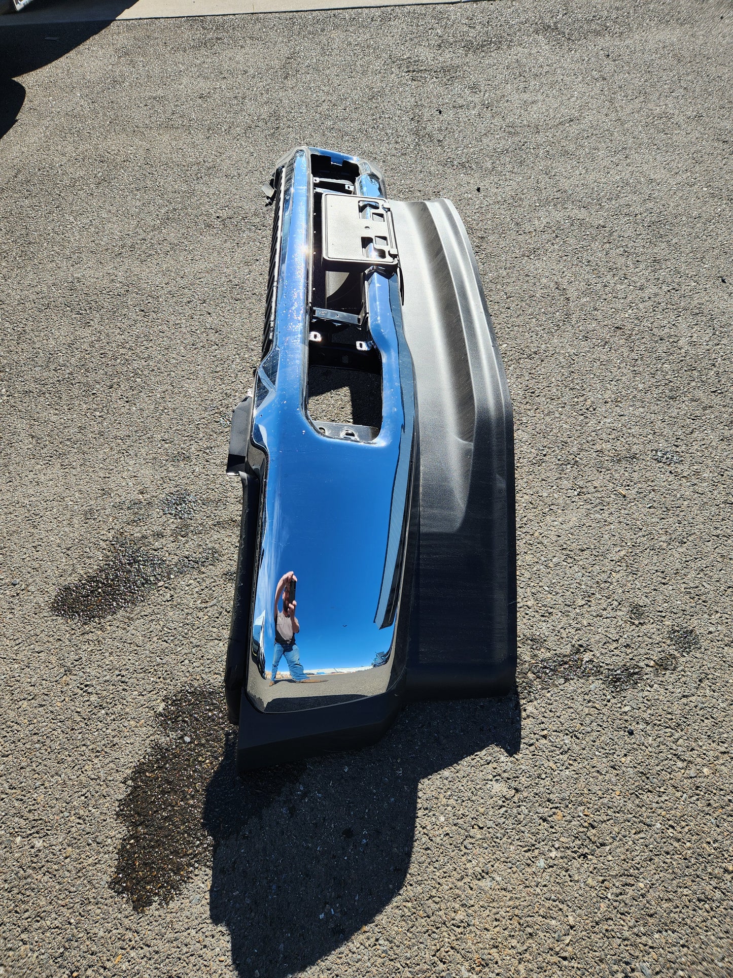 Bumper, Steel, Chrome, Ford F450/F550, Front, PC3B 17750