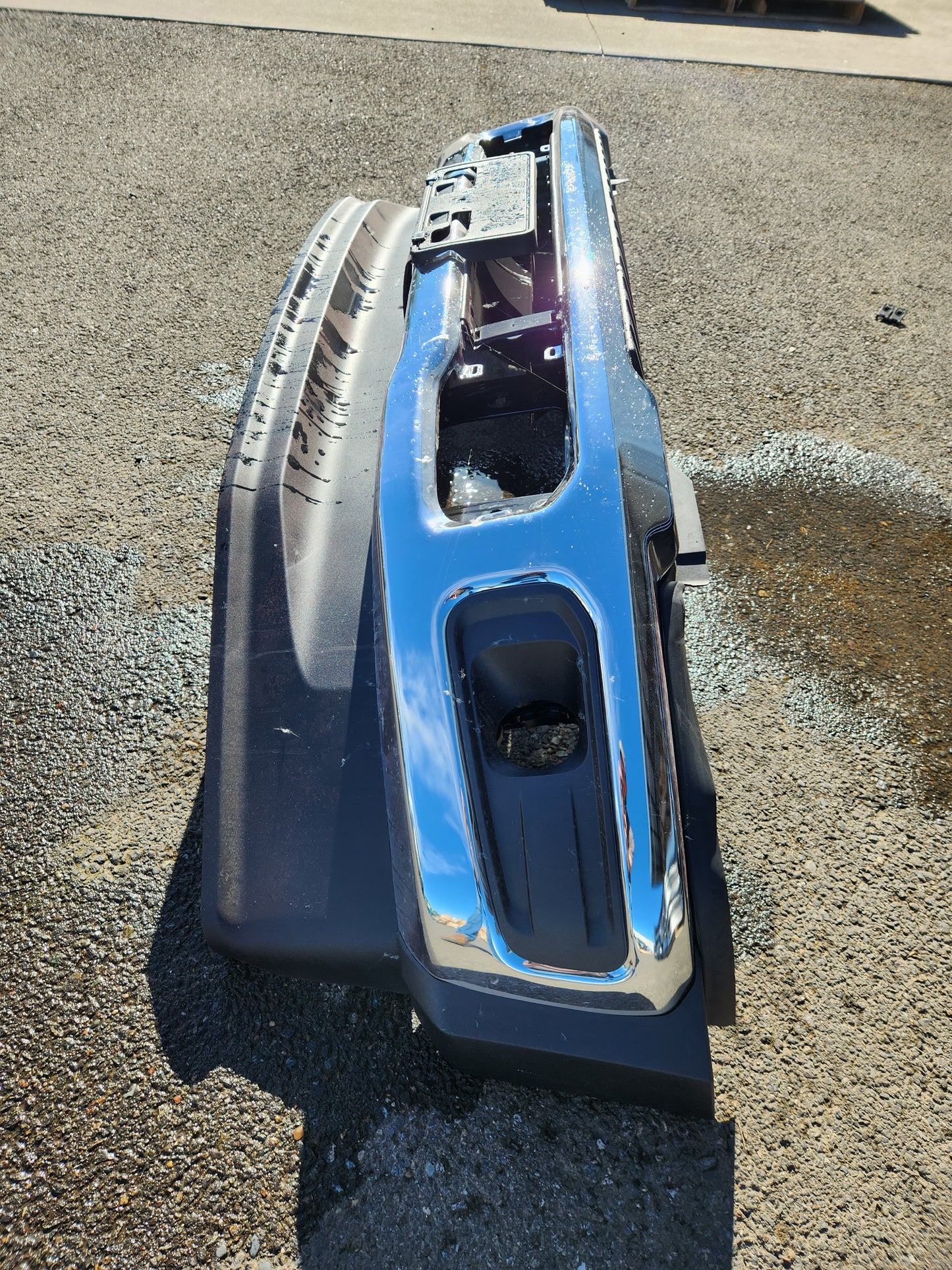 Bumper, Steel, Chrome, Ford F450/F550, Front, PC3B 17750