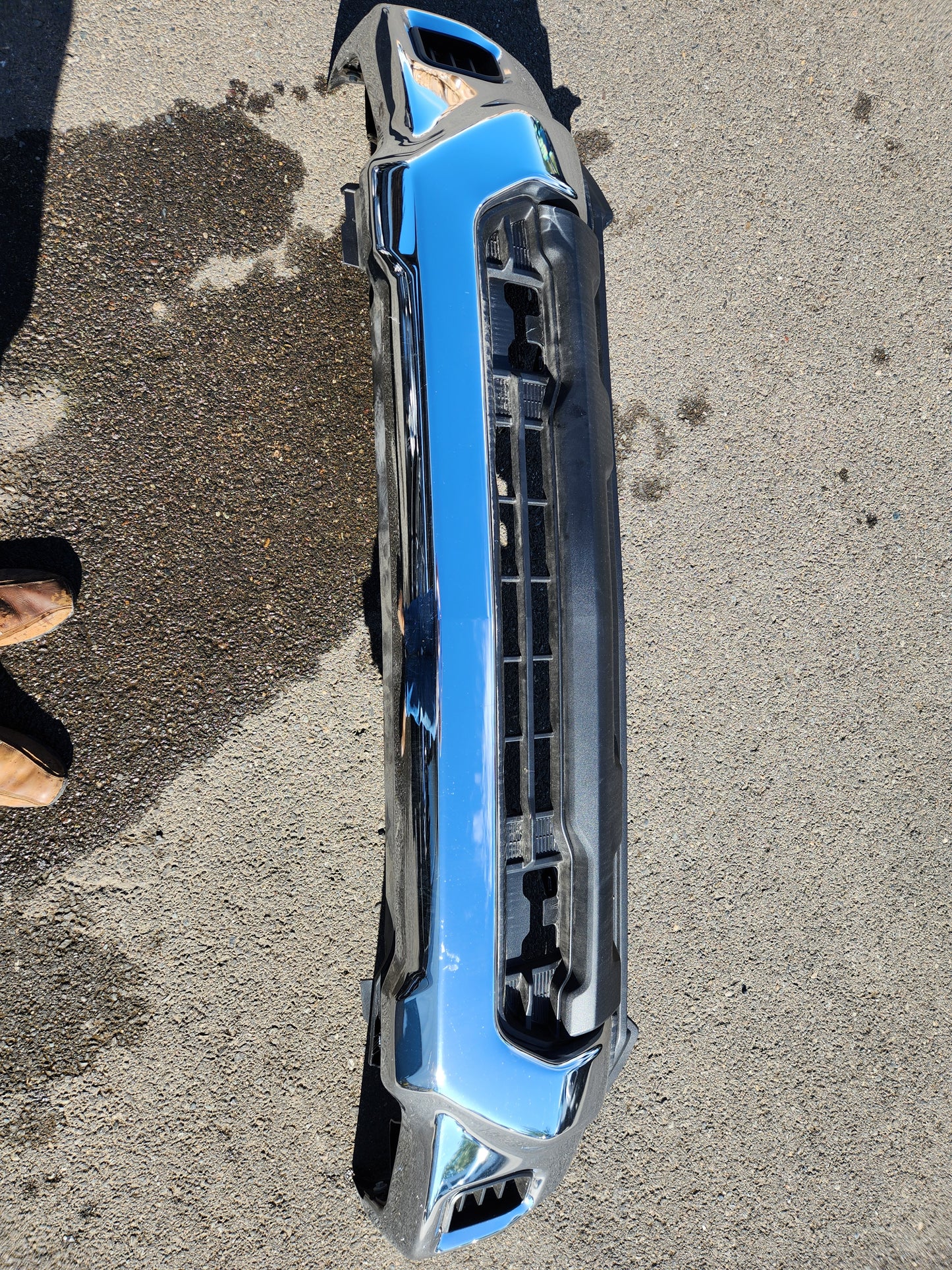 Bumper, Steel, Chrome, Chevrolet Silverado 2500/3500, Front, 86506274