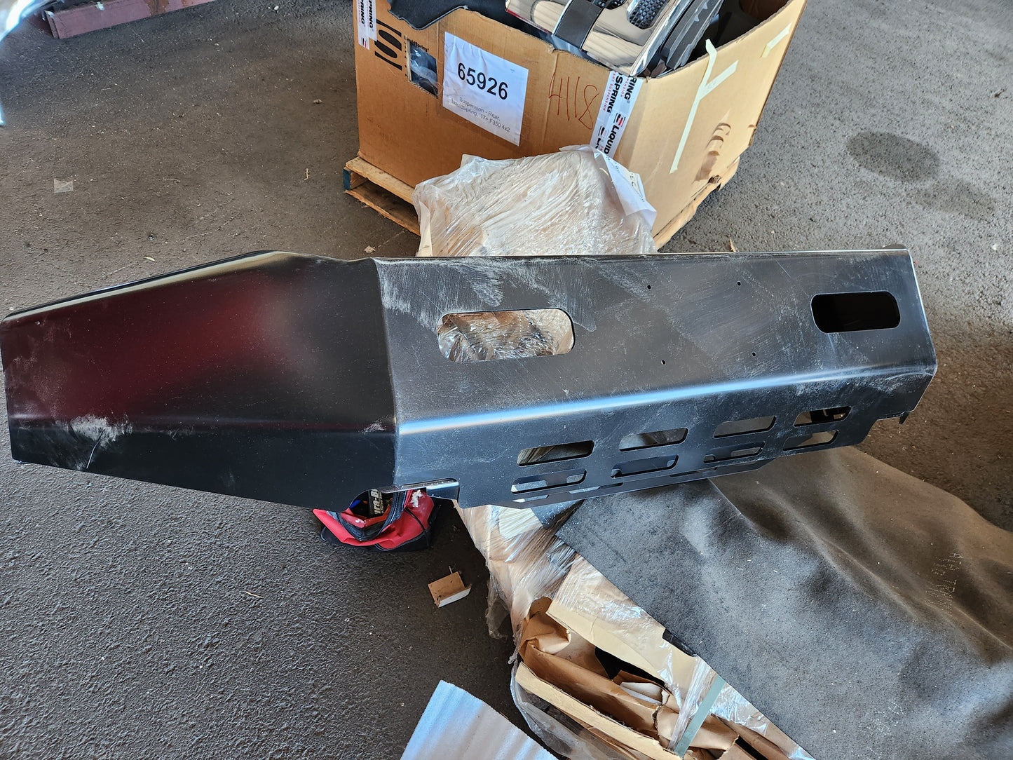Bumper, Classic 2, Steel, Black Hammer, Powder Coated, RAM 4500/5500, Front, Buckstop Truckware, D195B2