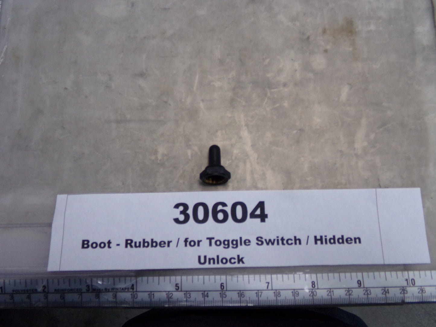 Boot, Rubber, Toggle Switch, Riverside Manufacturing, 1103-BK