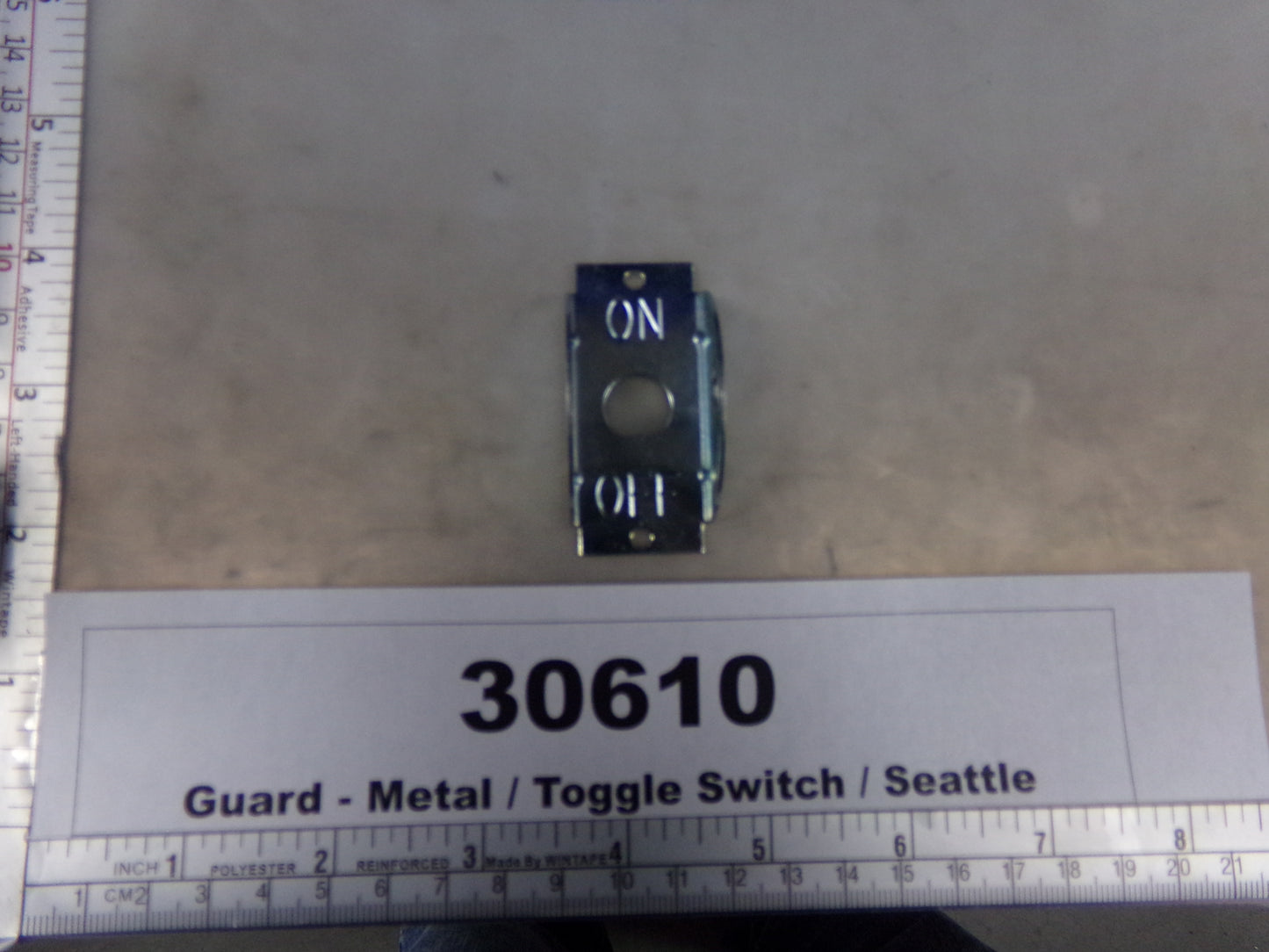 Guard, Metal, Toggle Switch, Silver, ASE Supply, 82465