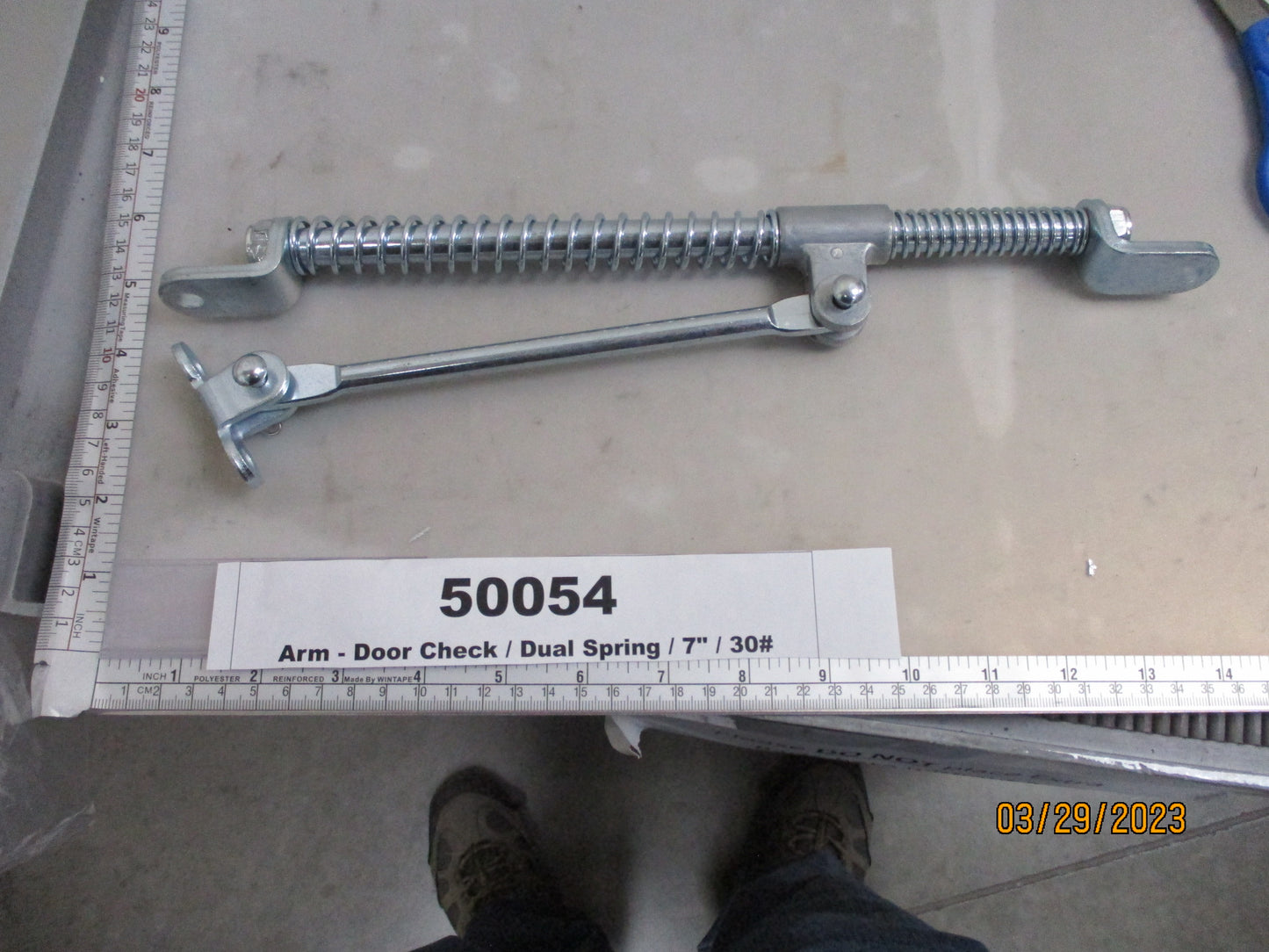 Door Check, Spring Tension, Overhead, Stainless Steel, Ryadon, I-D05-ZP30
