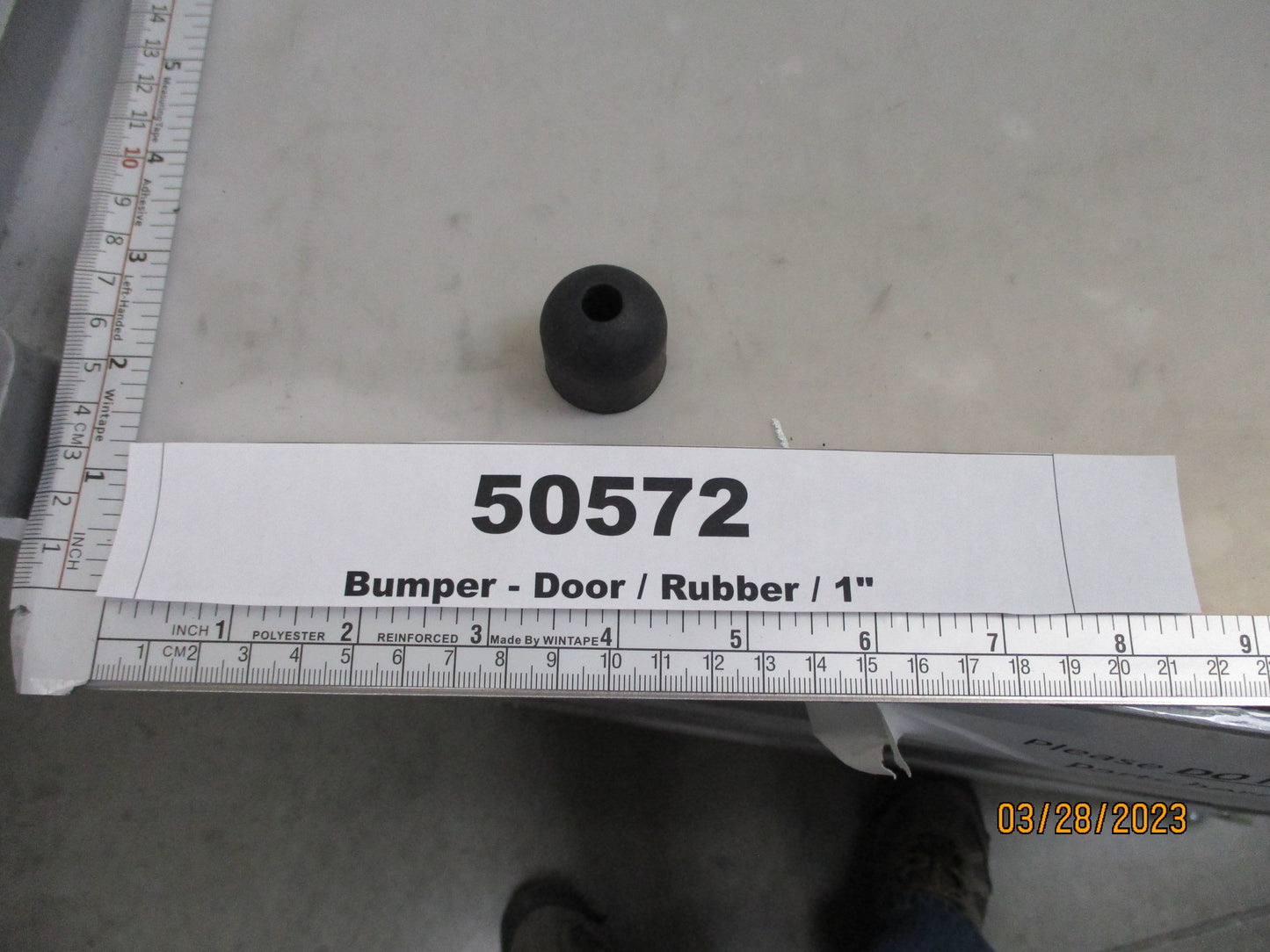 Bumper, Door, Rubber, 1", Allegis Corp, B3