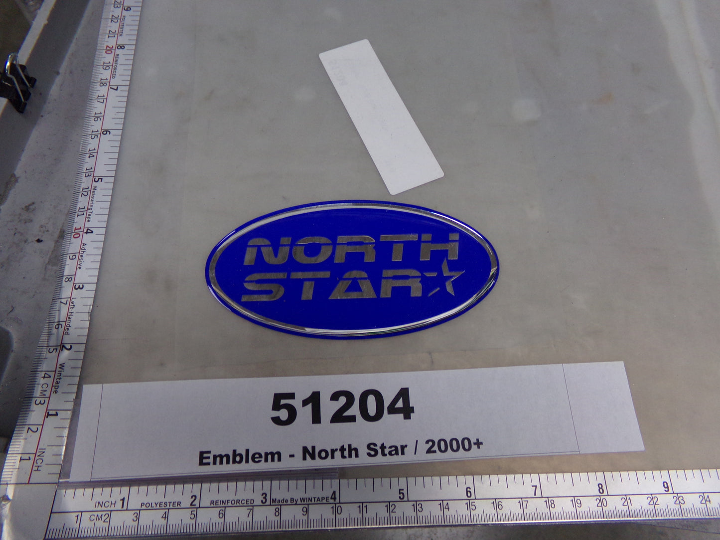 Emblem, North Star, Oval, Sticker