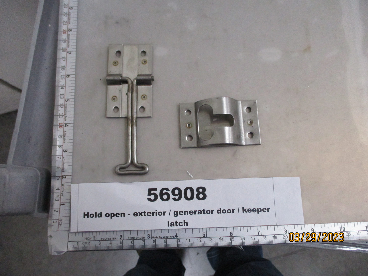 Hold Open, Exterior, Generator Door, Keeper Latch, Orr & Orr, H-8018