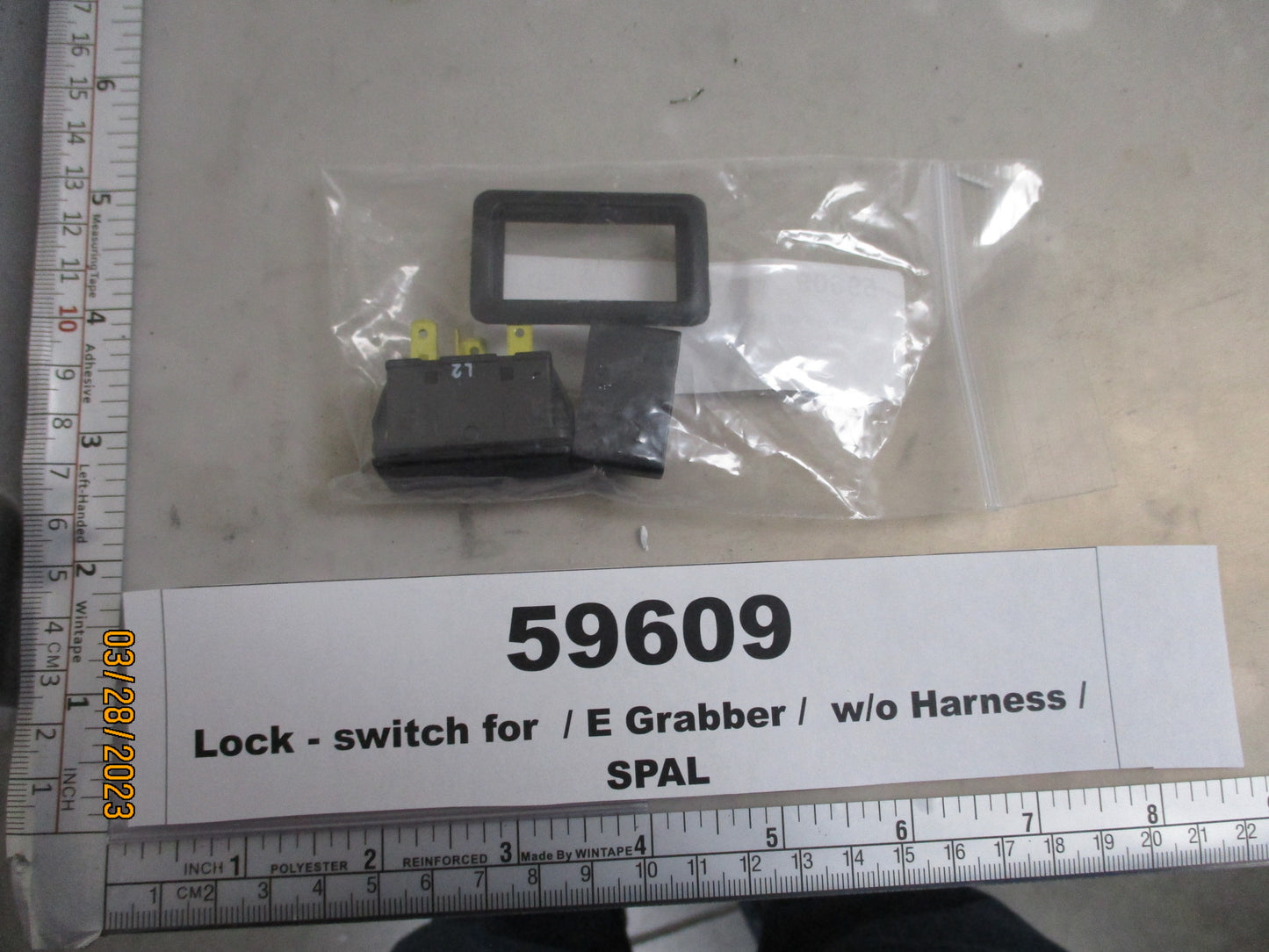 Switch, Lock / Un-Lock, Fits Eberhard Interior Handle, No Harness, ER.GI S.R.L., ART 094.7.0, ART 925.0.0, ART 001