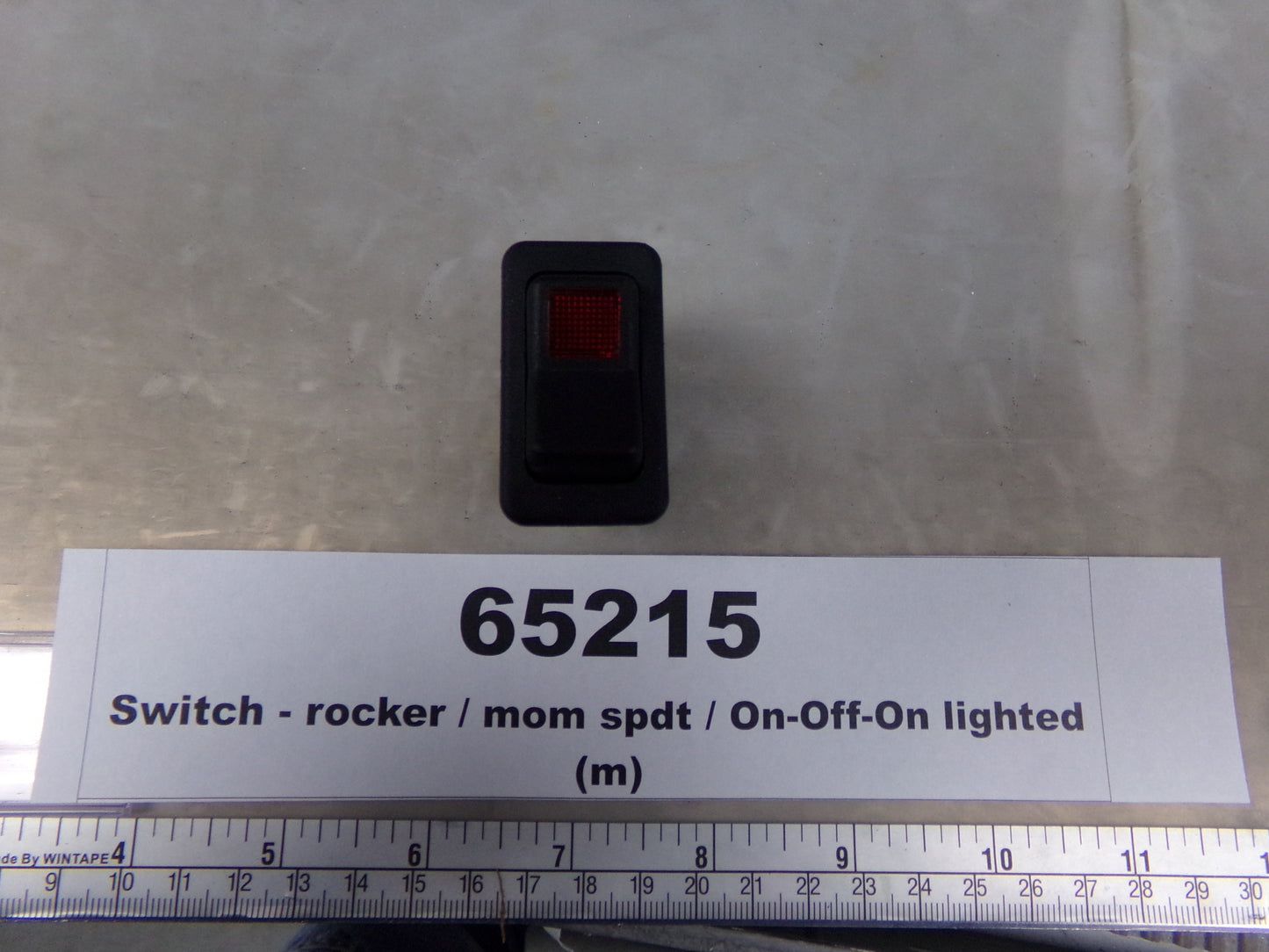 Switch, Rocker, ON/OFF/ON, Lighted, Black, Wesgarde, 8007K32N323V22