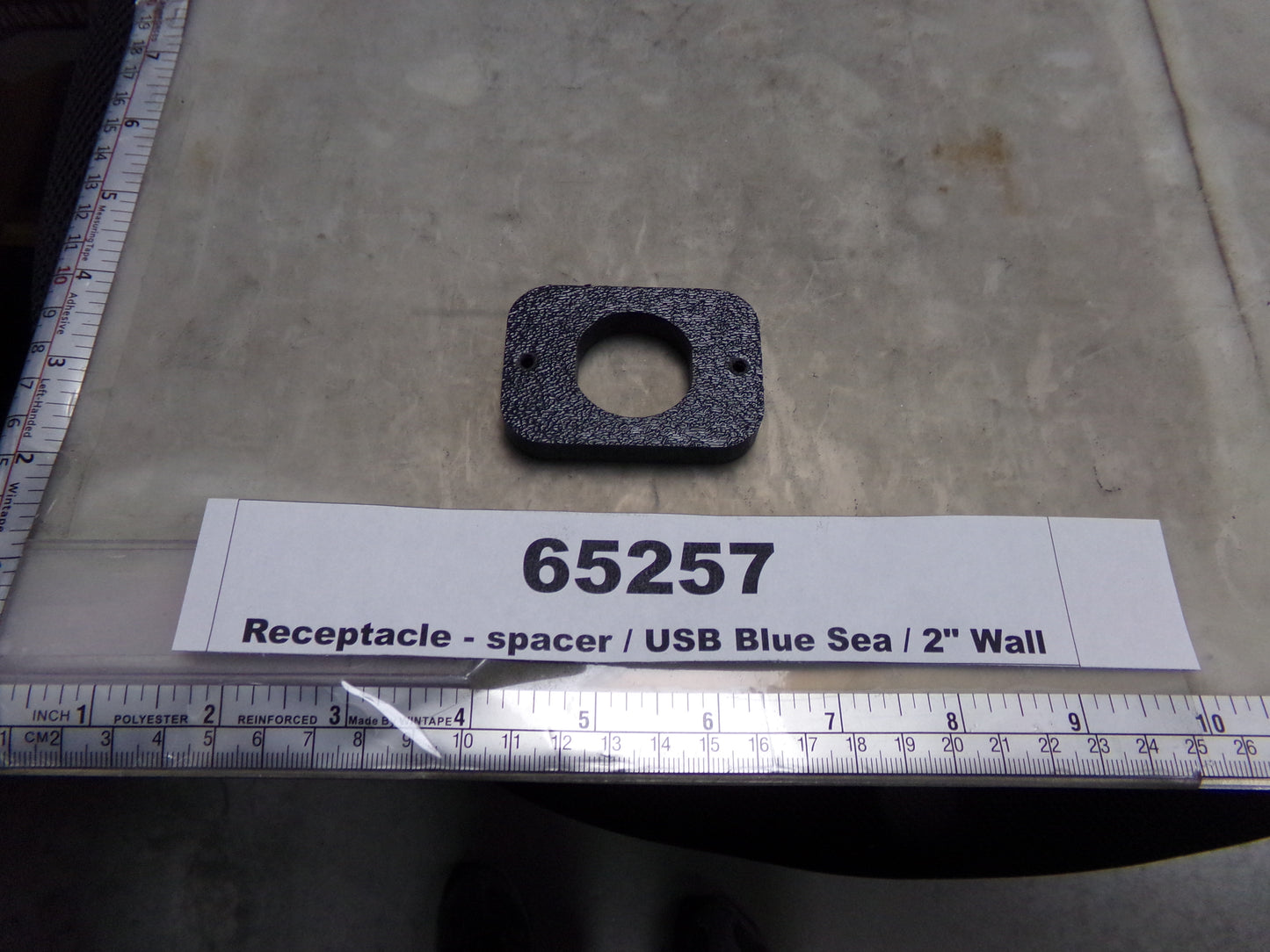 Receptacle, Spacer, USB, Blue Sea, 2" Wall, West Coast Insulation & Waterjet