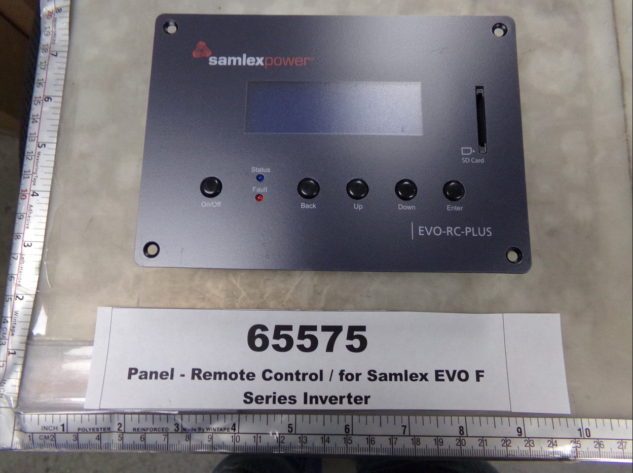 Panel, Remote Control, Samlex EVO F Series Inverter, Samlex America, EVO-RC-Plus