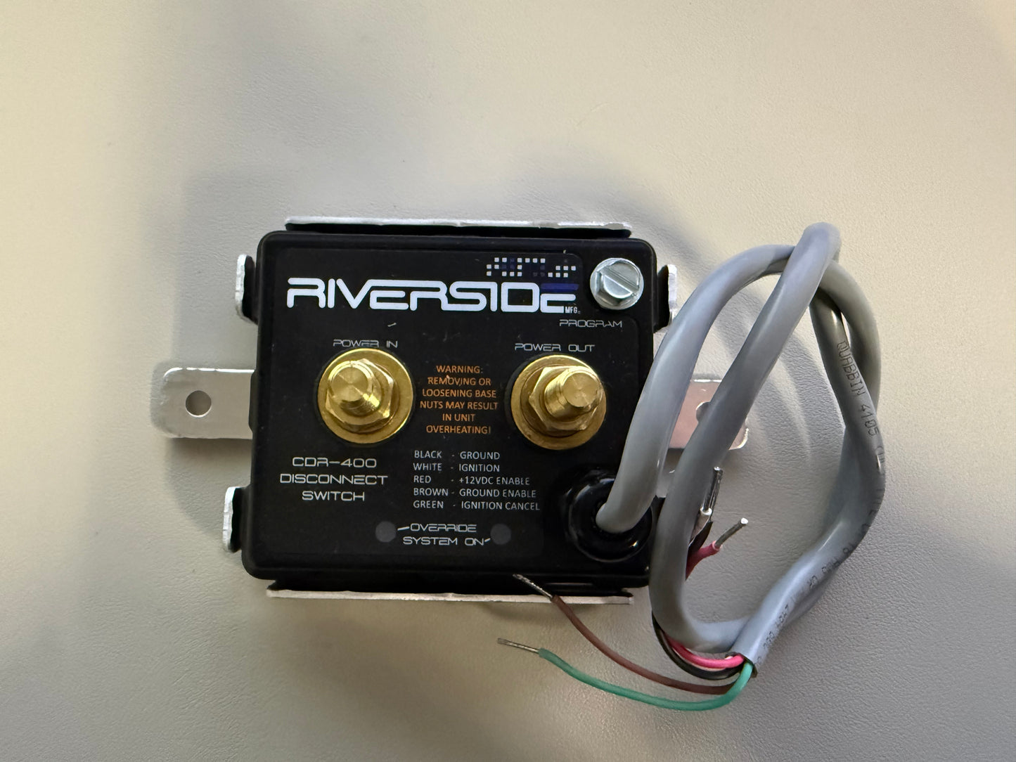 Disconnect, Switch, 275A, Riverside Manufacturing, CDR-400