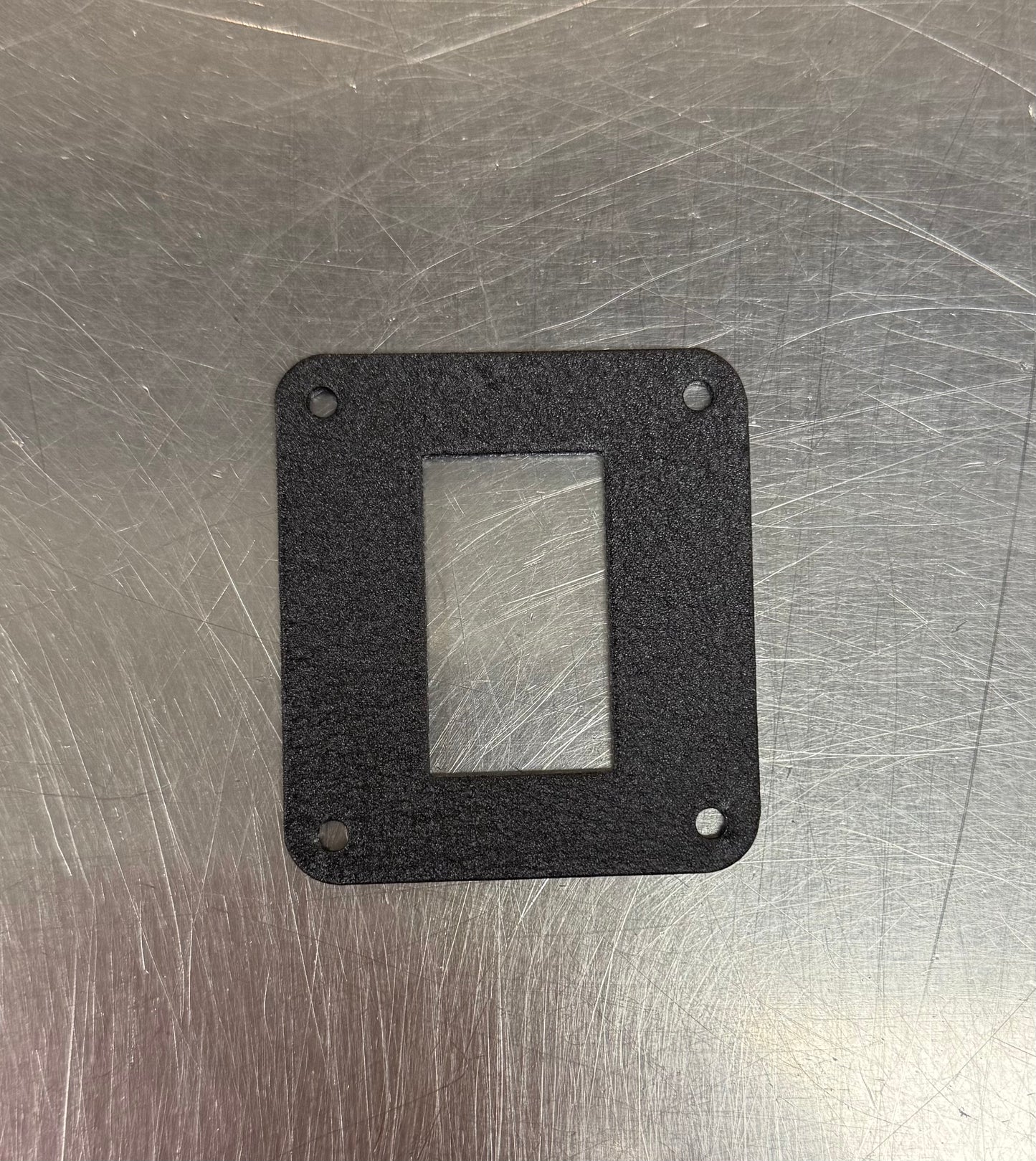 Switch, Panel, Single, Black, Powdercoat