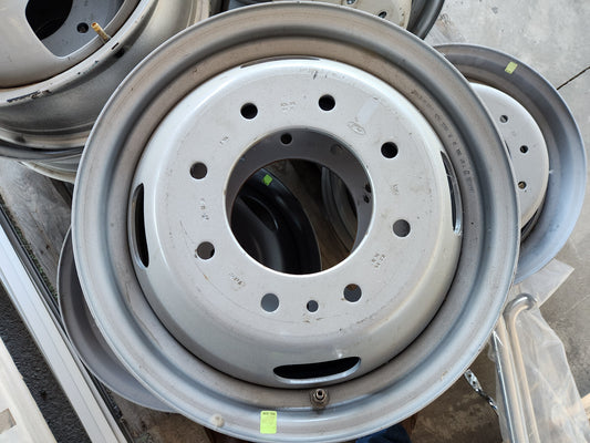 Wheel, 17.0 x 6.5, Steel, Argent Silver, Ford F250/F350/F450, Front & Rear, AC341015WA