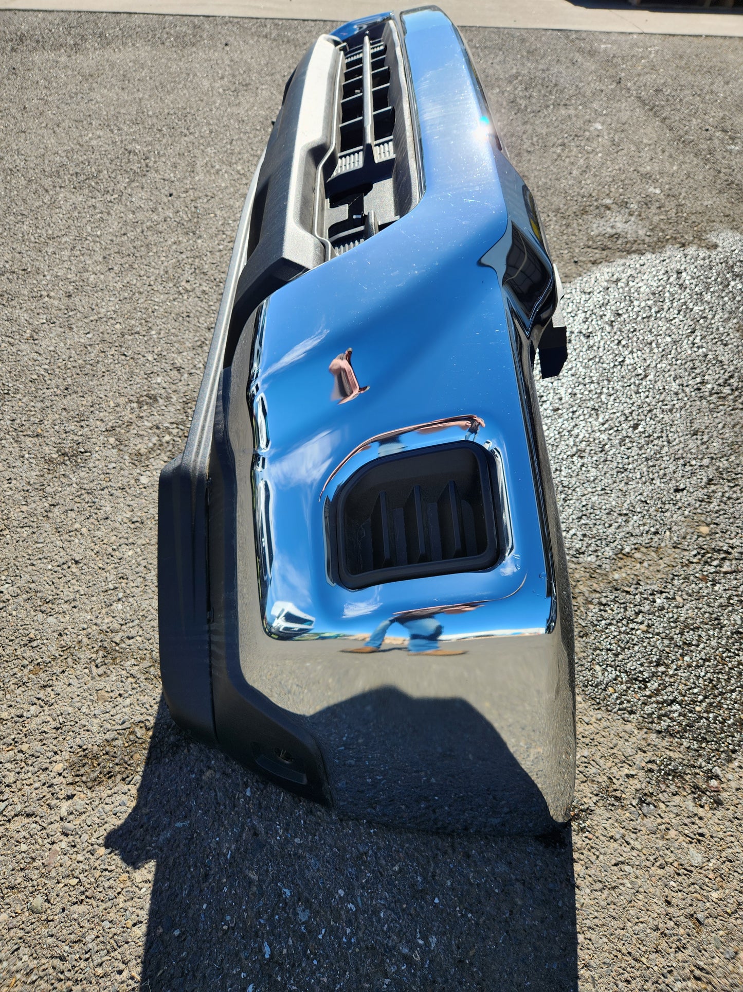Bumper, Steel, Chrome, Chevrolet Silverado 2500/3500, Front, 86506274