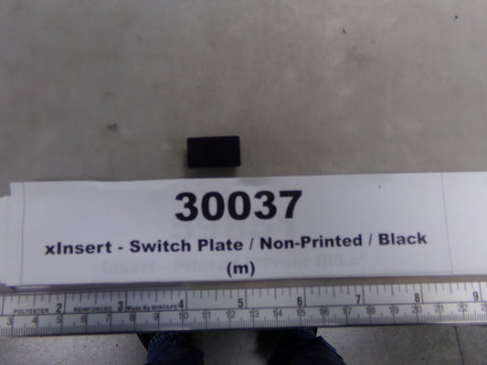 Insert, BLANK, Black, Switch Label Window, Transportation Safety, S220-0954