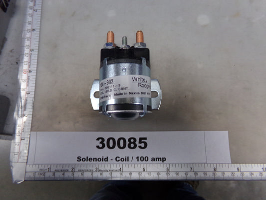 Contactor, SPST-NO, Flange Mount, 100amp, DC Power, 124-902