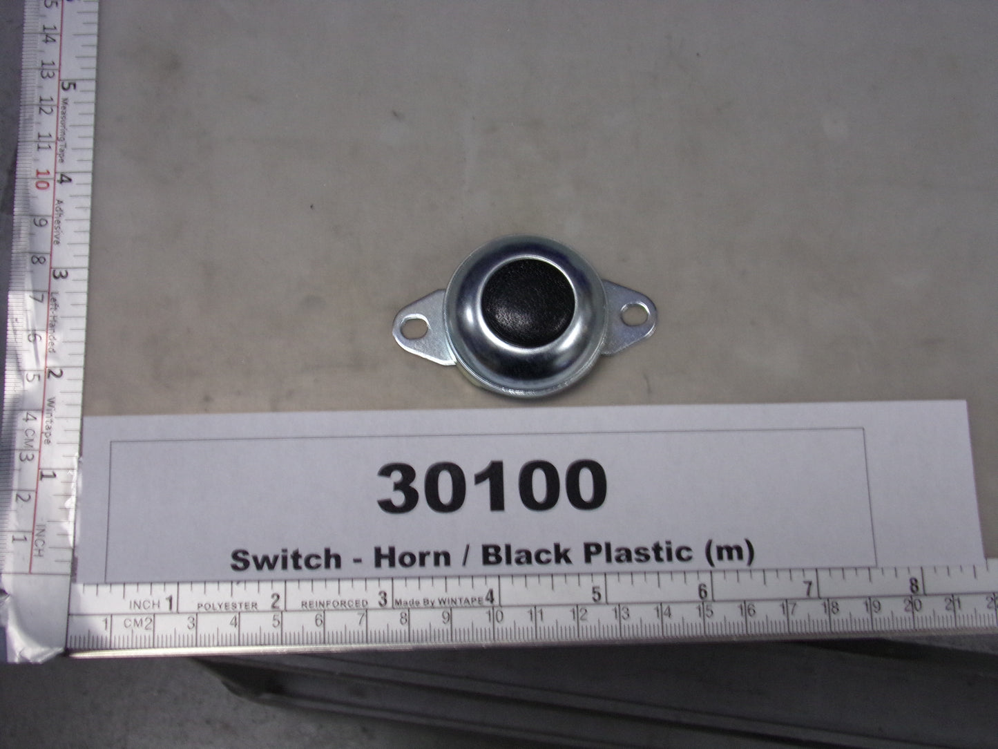 Switch, Horn, Black Plastic, Two Screw Terminal, ASE Supply Inc, 52-661