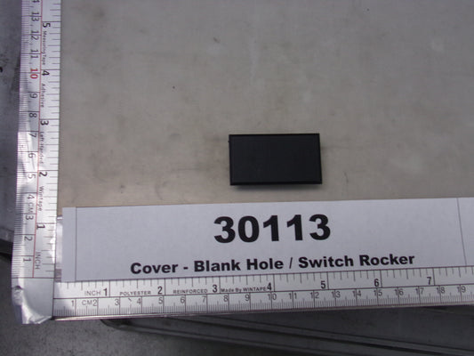Cover, Blank Switch Hole, 390-09003-001