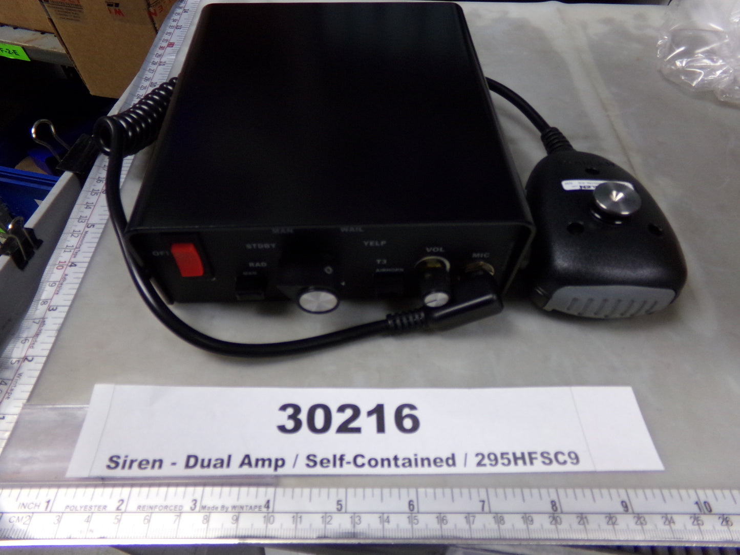 Siren, Dual Amp, Self Contained, 200 Watt, Whelen, 295HFSC9