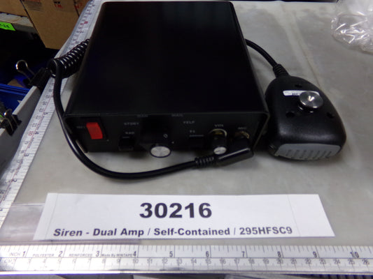 Siren, Dual Amp, Self Contained, 200 Watt, Whelen, 295HFSC9