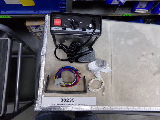 Siren, Amplifier, 200 Watt, Whelen, 295SLSA1