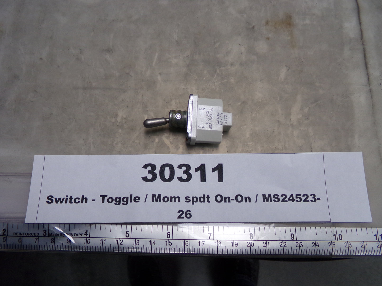 Switch, Toggle, ON/ON, Voyager Components, 8500K5