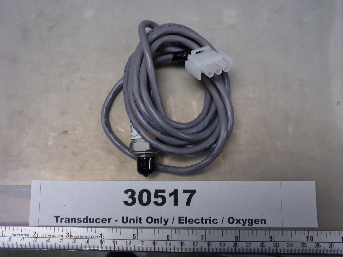 Transducer, Oxygen, Pressure Sensor, 3000 PSI, Z-THPT-209