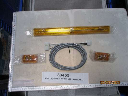 Lights, ICC, Amber, 4500 Series Lightbar, Whelen, 45ADICCA