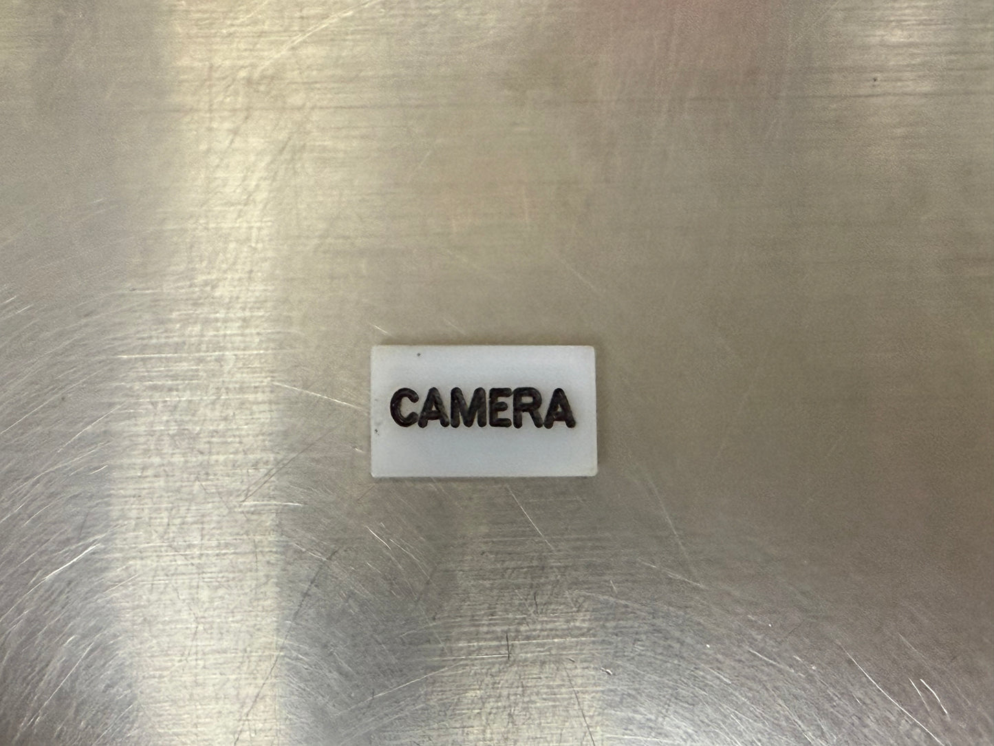 Insert, 'CAMERA', White, Switch Label Window, Awards West