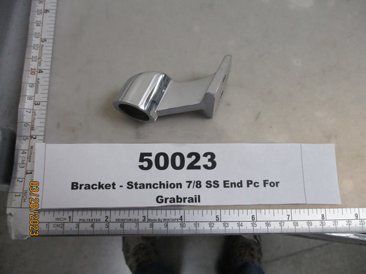 Bracket, Stanchion, End, Grabrail, 7/8 SS, Phoenix USA, 1288B1