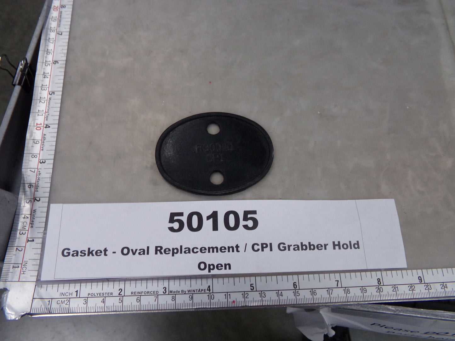 Gasket, Oval Replacement, CPI Grabber Hold Open, Cast Products, RG0020