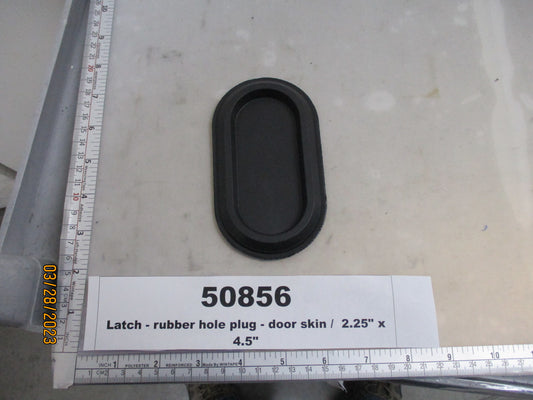 Latch, Rubber Hole Plug, Door Skin, 2.25" x 4.5", Elder Rubber Co, 22-909-50856