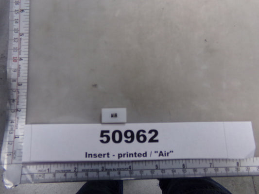 Insert, 'AIR', White, Switch Label Window