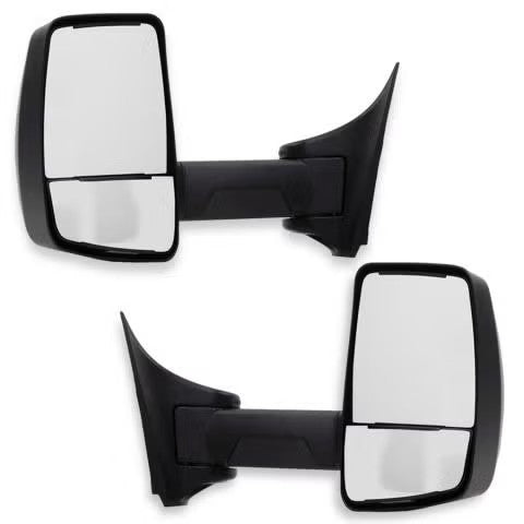 Mirrors, Exterior, 96" Body Width, Pair, 2023-Current E-Series Cutaway Van, Black, Velvac, 715905