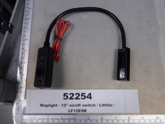 Maplight, ON/OFF Switch, 12", Black, Federal Signal Corp, LF12ESB