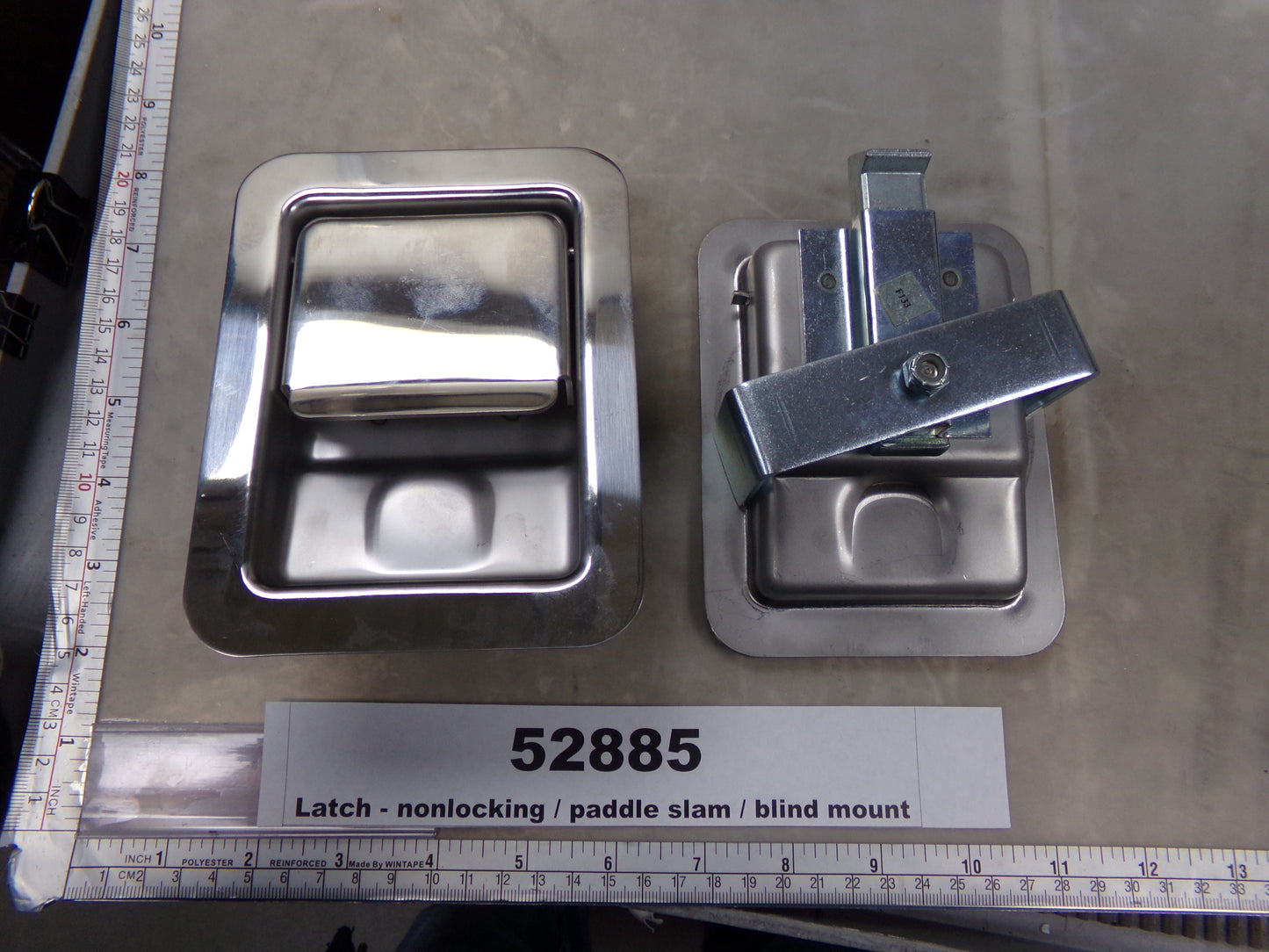 Latch, Paddle Slam, Non-Locking, Blind Mount, Allegis Group, 1ES-SS w/ST