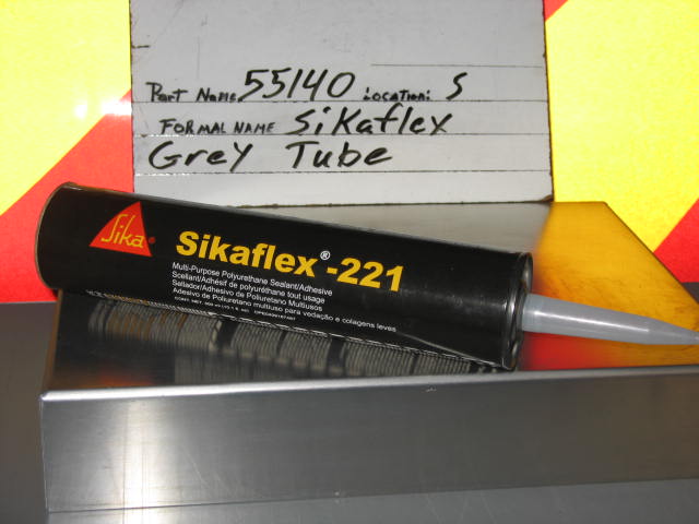 Sealant, Non-Sag, Polyurethane, Alum/Gray, 300mL Cartridge, Sika Sikaflex-221, 0221242 - 90892