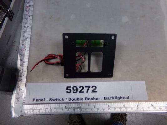 Switch, Panel, Double Rocker, Backlighted, Riverside Manufacturing, EPC2