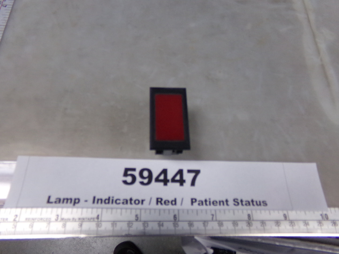 Lamp, Indicator, Red, Patient Status, Electric Switches, 1635-4-05-13110