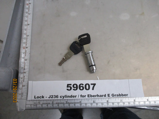Cylinder, Lock, Keyed J236, for Eberhard Handles, Eberhard, 1-21100-10DB-236-09