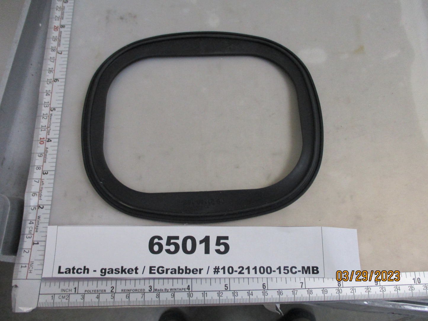 Latch, Gasket, E Grabber, #10-21100-15C-MB, Allegis Corp, 32547
