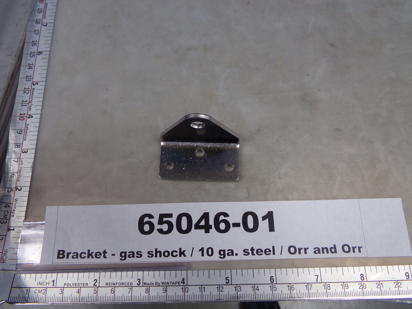 Bracket, Gas Shock, 10ga Steel, Orr & Orr