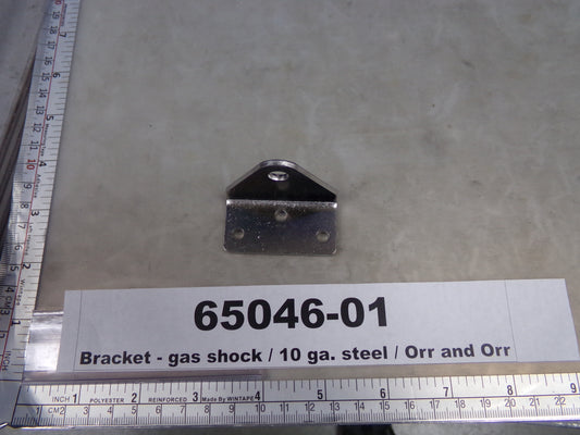 Bracket, Gas Shock, 10ga Steel, Orr & Orr