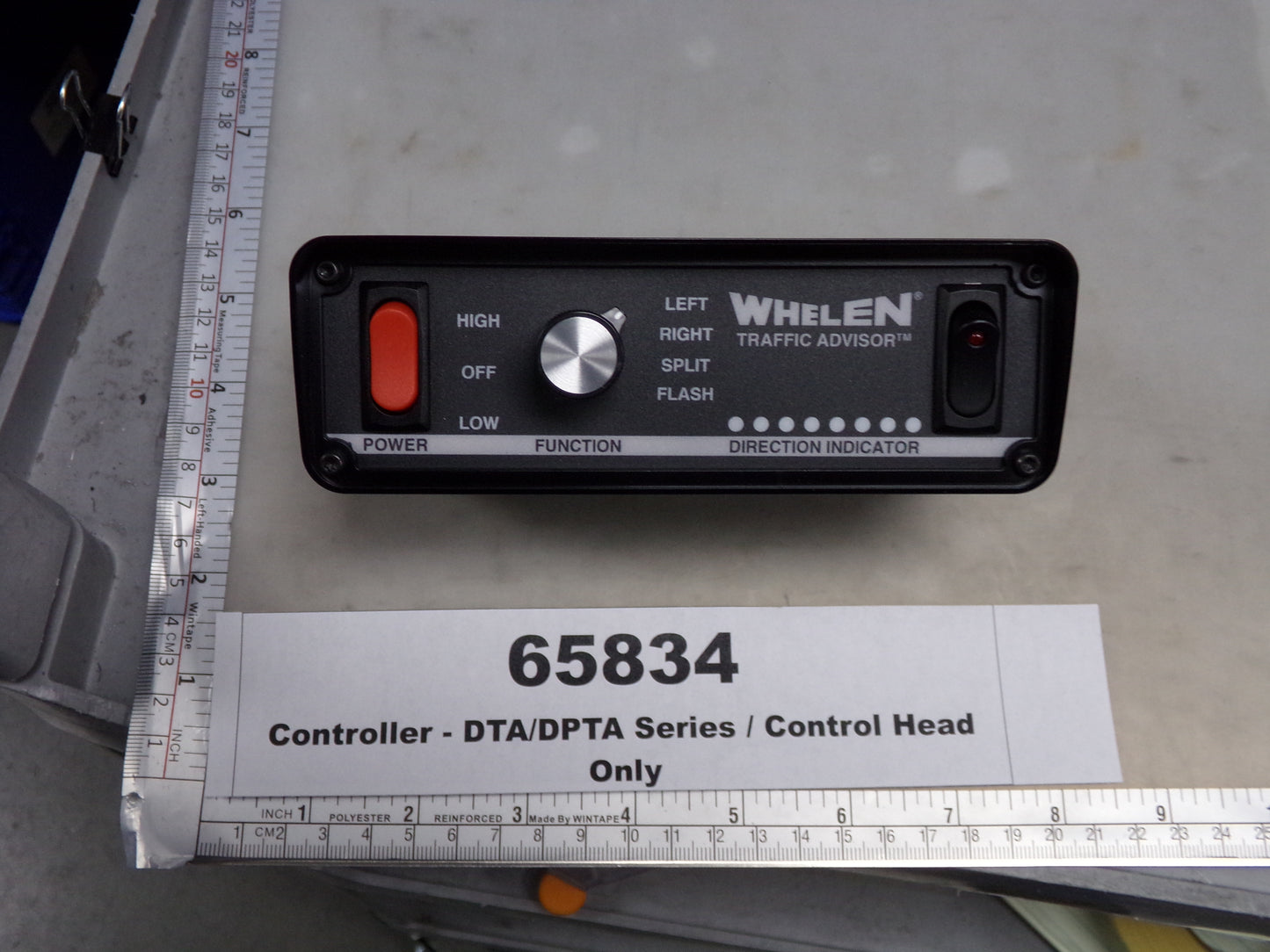Controller, DTA/DPTA Series, Control Head Only, Whelen, 01-0669813-00D